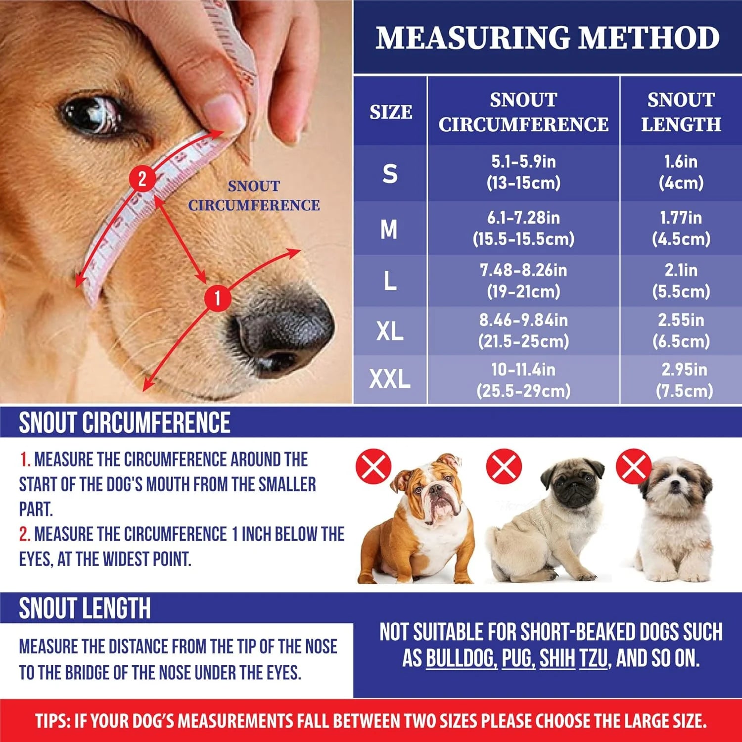 Dog Muzzle for Large Dogs - Soft Breathable Muzzle for Large Sized Dog with Air Mesh | Adjustable Mussels for Dogs Grooming | Muzzles to Prevent Biting Barking Chewing Allows Panting Drinking